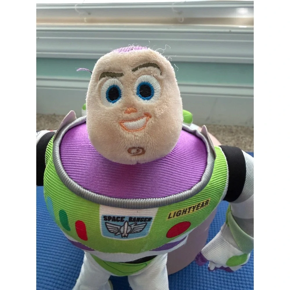 Disney Toy Story Buzz Lightyear Plush Electronic Talking Toy 12 Inch Wings